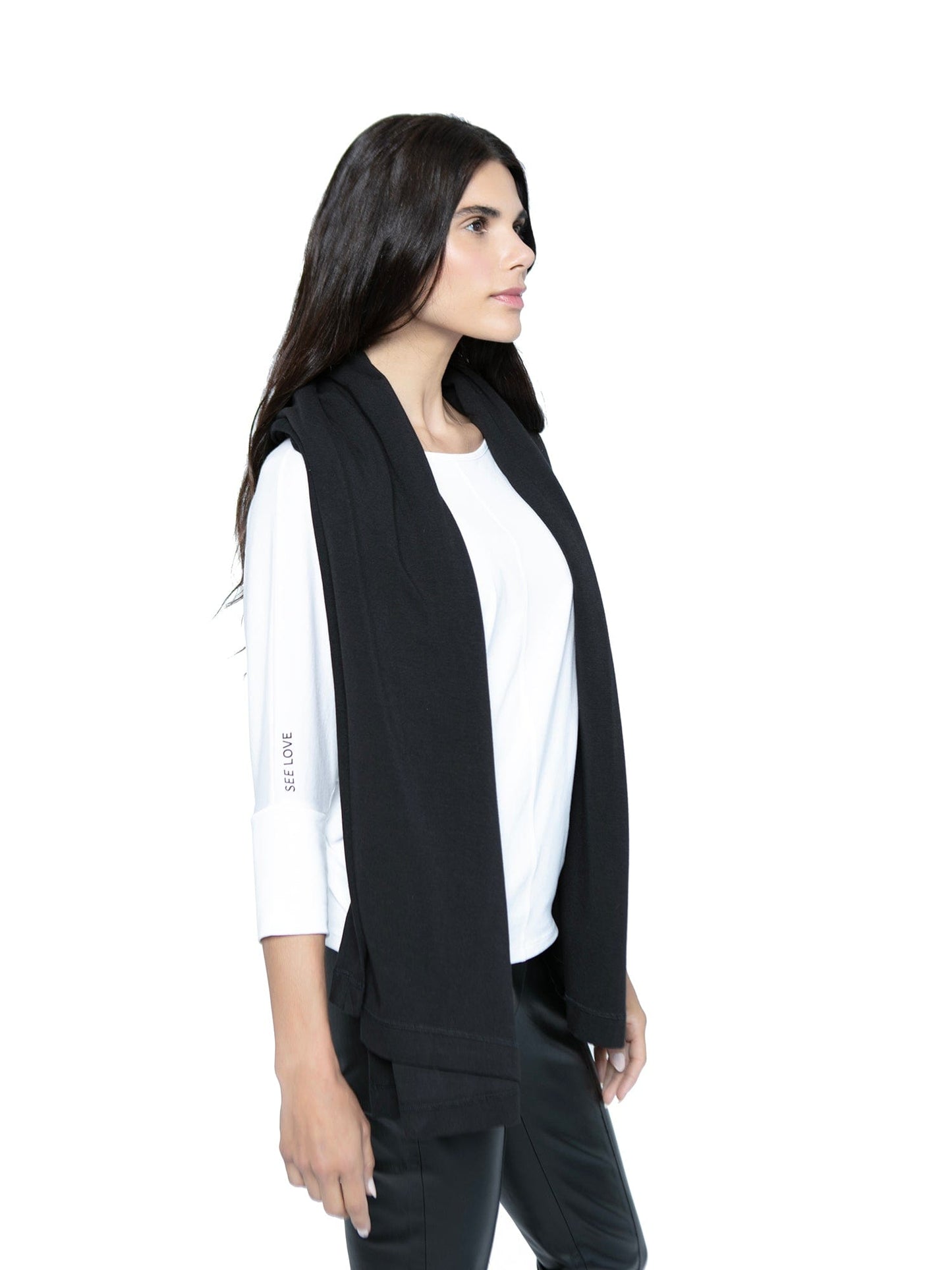InEmergence Unisex Silky Bamboo Knit Convertible Wrap - Ash Grey