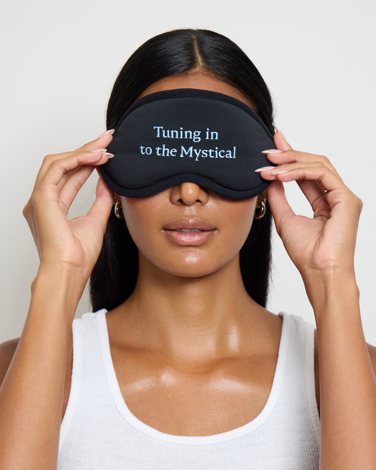 Meditation Eyeshades "Tuning in to the Mystical"- Black