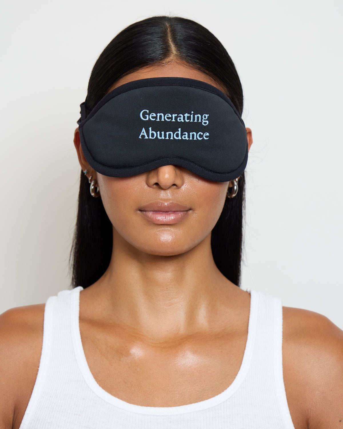 Meditation Eyeshades "Generating Abundance"- Black