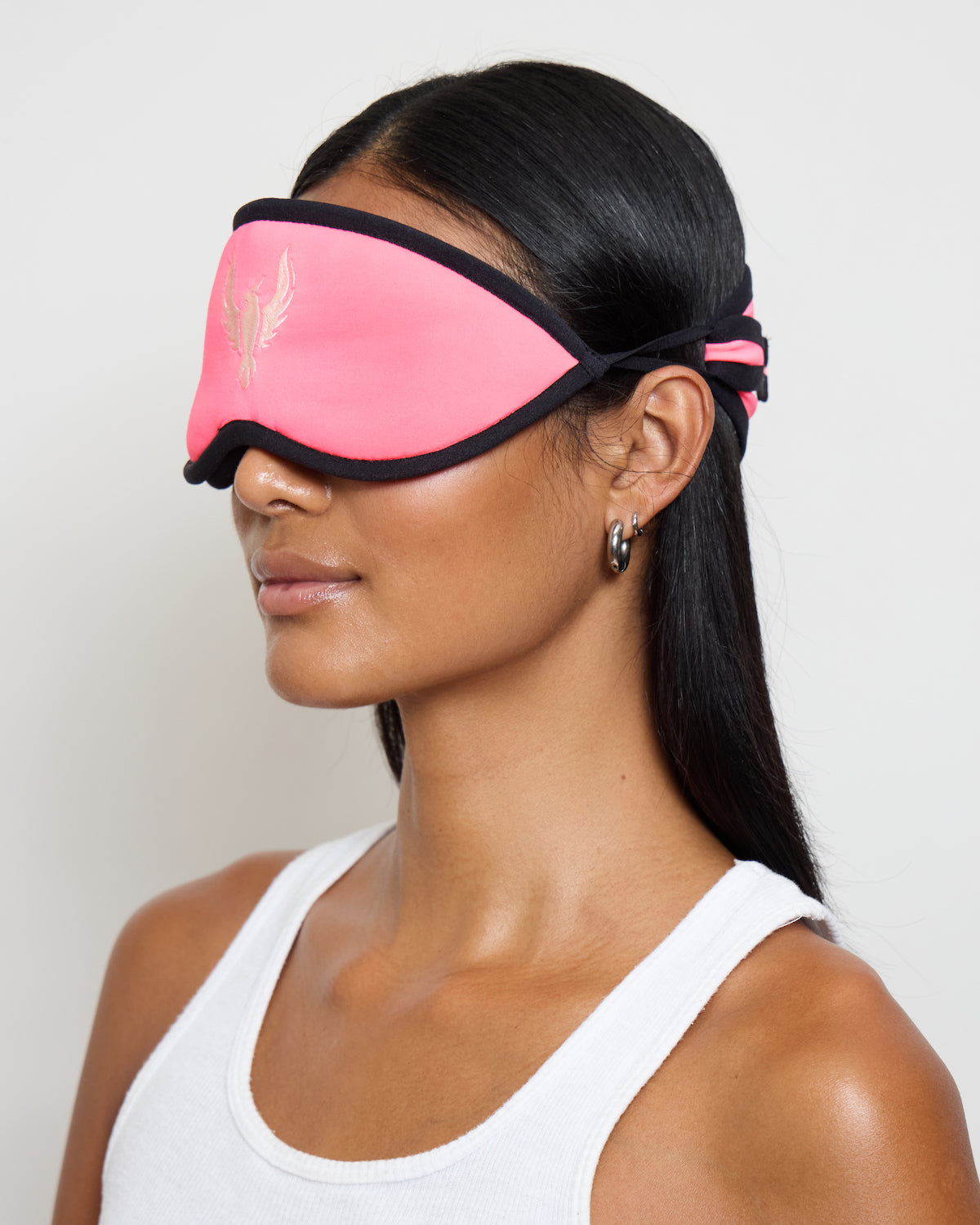 Meditation Eyeshades "Phoenix Rising"- Pink