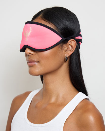 Meditation Eyeshades "Phoenix Rising"- Pink
