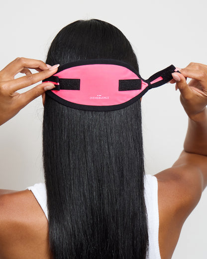 Meditation Eyeshades "Phoenix Rising"- Pink