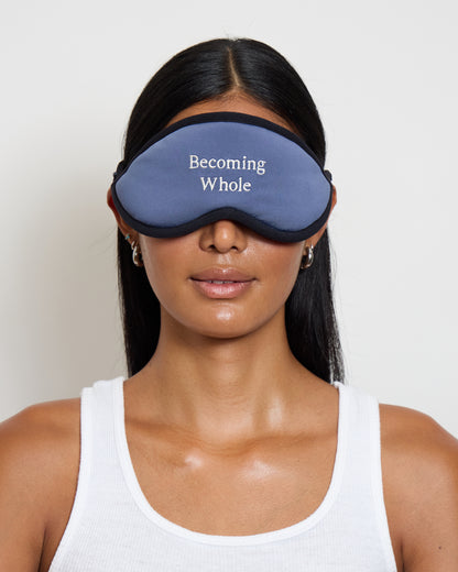 Meditation Eyeshades "Becoming Whole"- Slate