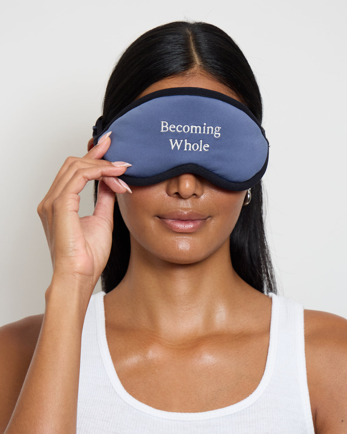 Meditation Eyeshades "Becoming Whole"- Slate