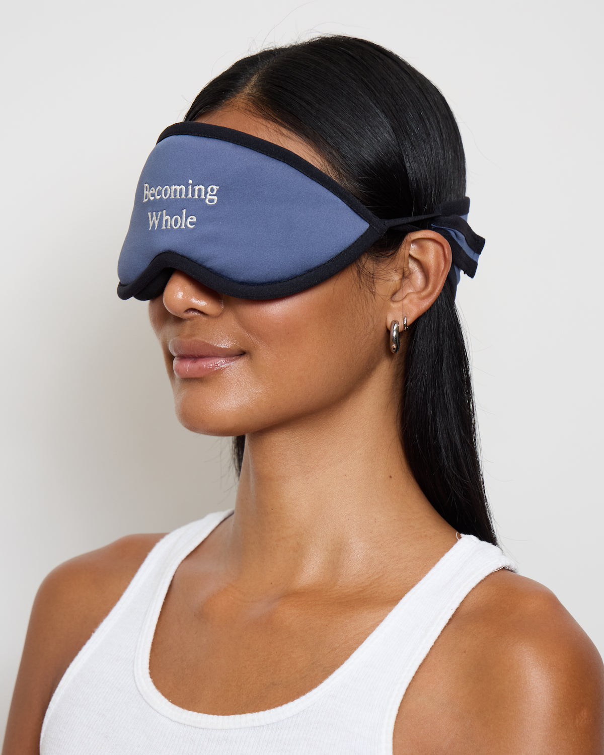 Meditation Eyeshades "Becoming Whole"- Slate