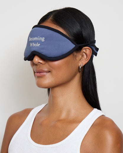 Meditation Eyeshades "Becoming Whole"- Slate