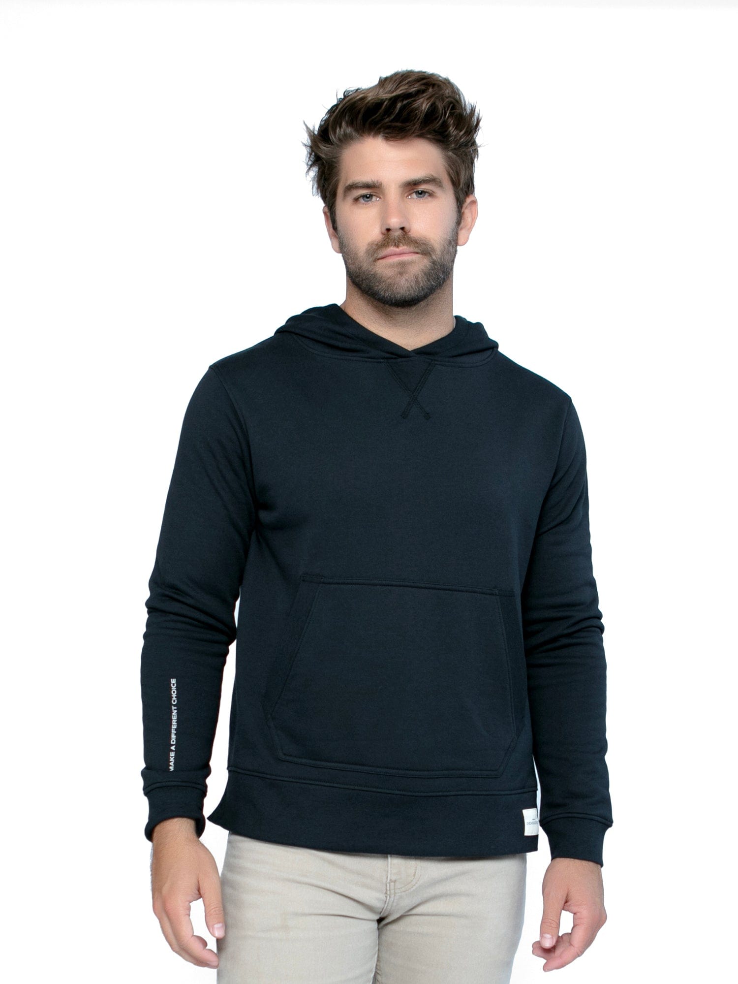 Inemergence Black / XS Unisex Pima French Terry Hoodie - Beige